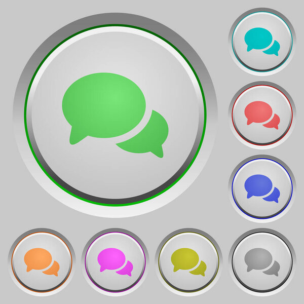Discussion color icons on sunk push buttons