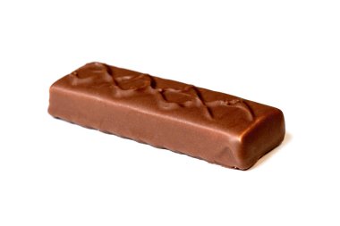 beyaz zemin üzerine çikolata bar