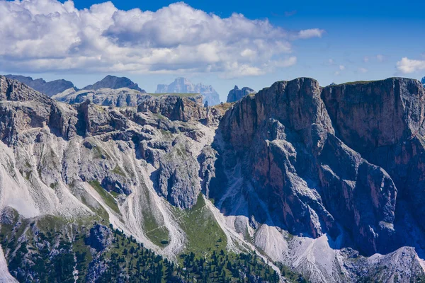 Prachtige Alpenlandschap Seceda Odle Berg Italië Dolomieten — Stockfoto