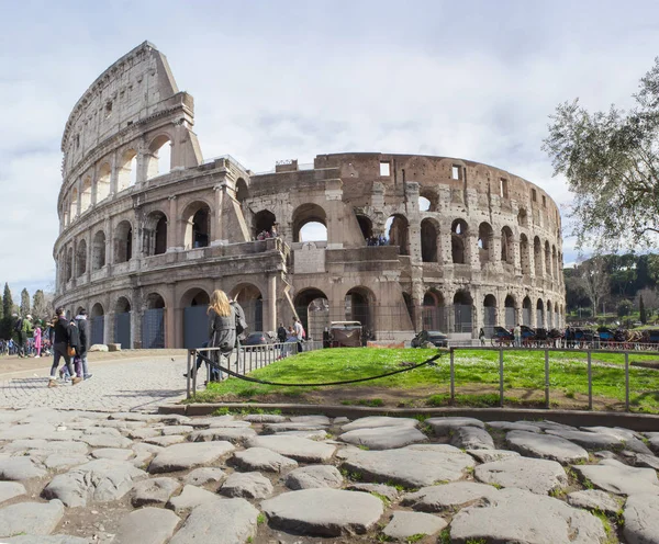 Beroemde Bezienswaardigheid Colosseum Rome City Italië — Stockfoto