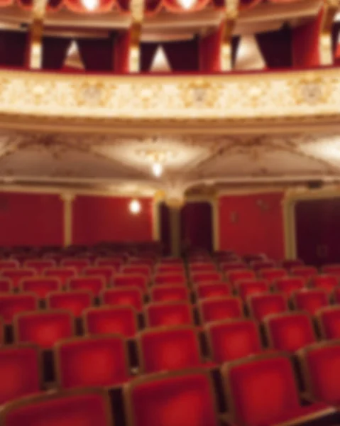 Intérieur Salle Théâtre Vide Image Floue — Photo