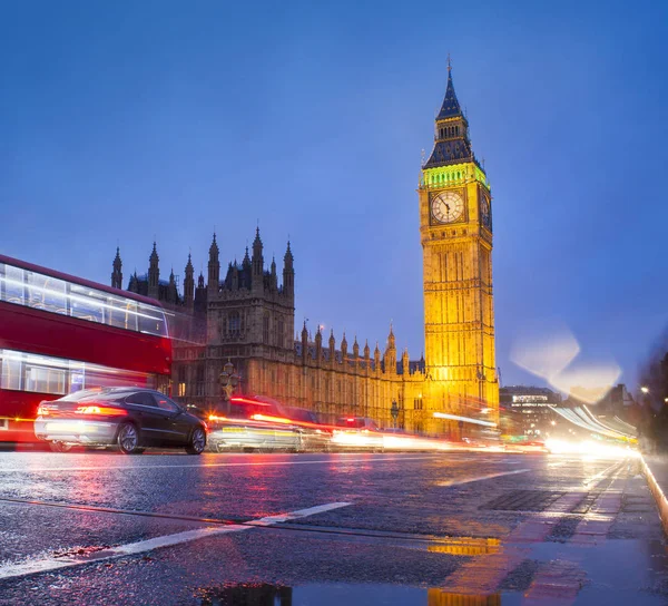 Londres Escena Ciudad Con Big Ben Hito — Foto de Stock