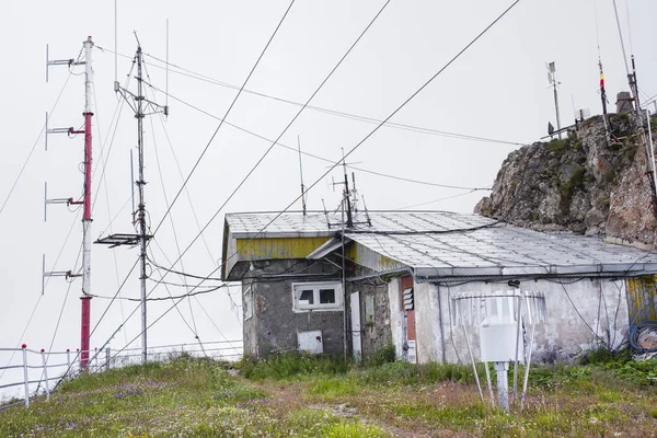 Station Météo Ceahlau Dans Les Montagnes Roumanie — Photo