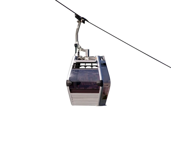 Cable Car Isolated White Background — Stock Photo, Image