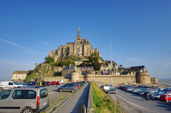 Saint Michel France September 2011 View Mont Saint Michel Castle — Stock Photo, Image