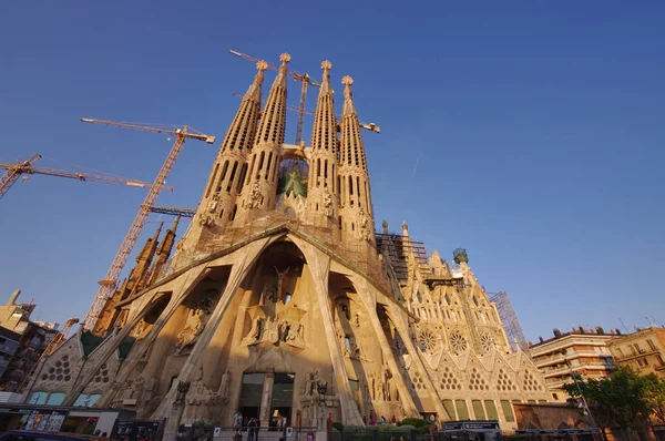 Barcelona Espanha Setembro 2011 Catedral Sagrada Família Construção Barcelona Espanha — Fotografia de Stock