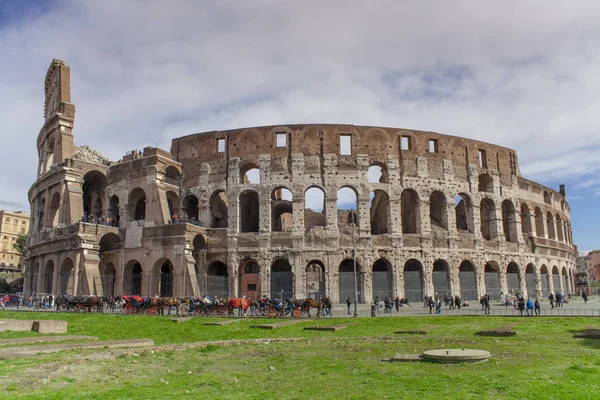 Coliseo Antiguo Edificio Ciudad Roma Italia — Foto de Stock