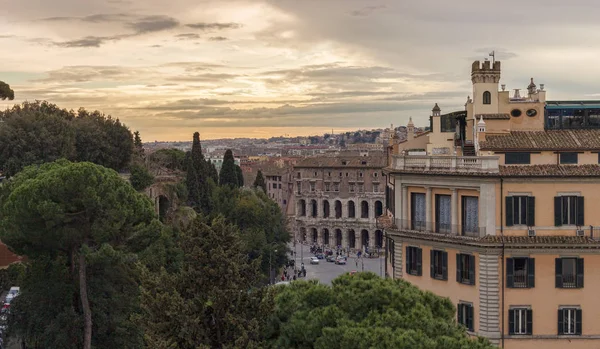 Roma Ciudad Italia Vista Edificios Antiguos — Foto de Stock