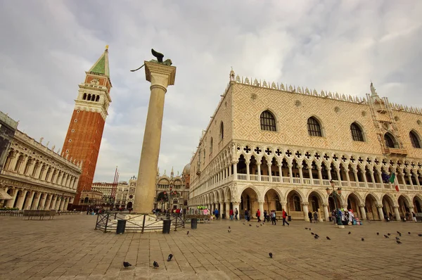 San Marco Meydanında Venedik Şehir Talya — Stok fotoğraf