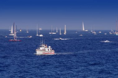 Yelkenli tekneler Saint Tropez, Fransa