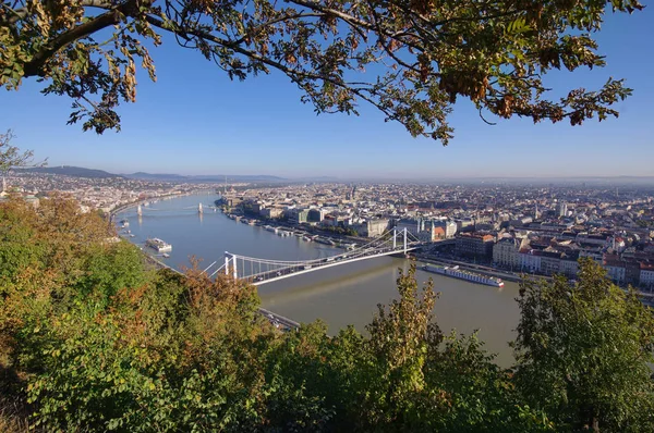 Budapest Panorama Den Maďarsko — Stock fotografie