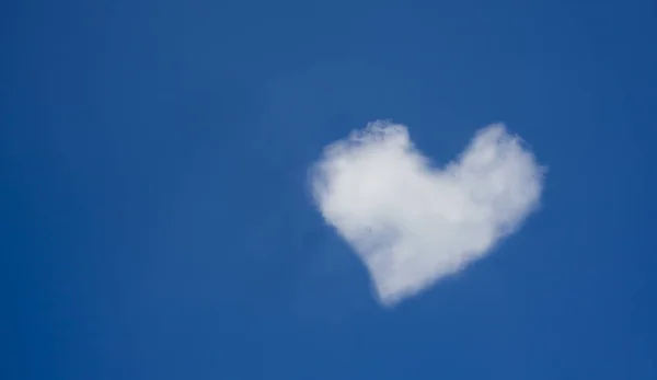 cloud in shape of heart. love concept in the sky