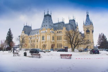 Palace of Culture in Iasi city, Romania. clipart