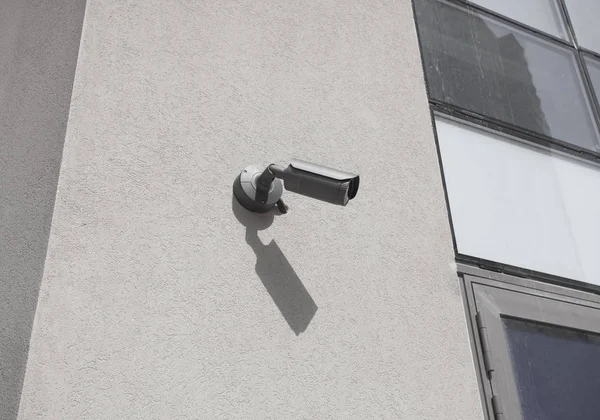 Cámara Videovigilancia Para Grabación Seguridad Ciudad — Foto de Stock