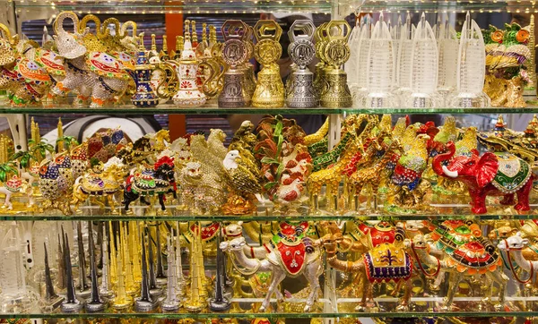 Dubai Eau Septembre 2018 Souvenirs Arabes Traditionnels Vendre Marché Souk — Photo