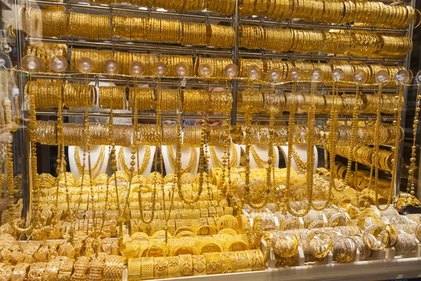 Dubai Uae September 2018 Gold Souk Market Dubai City Deira — Stock Photo, Image