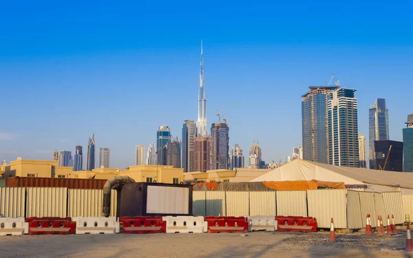 Dubai city under construction. United Arab Emirates