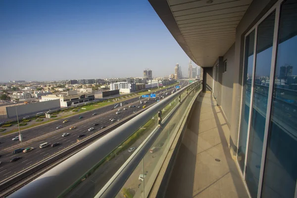 Dubai Cityscape Kuleden Havadan Görünümü — Stok fotoğraf