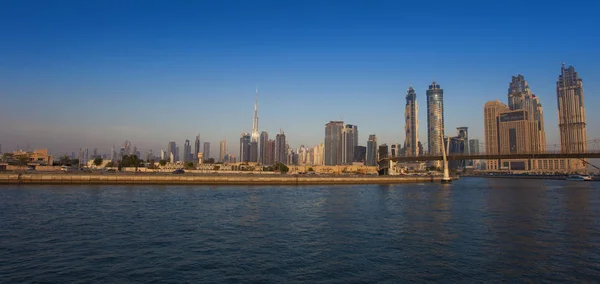 Dubai Stadtbild Den Vereinigten Arabischen Emiraten — Stockfoto