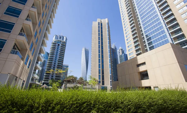 Dubai Marina Paisaje Urbano Emiratos Árabes Unidos —  Fotos de Stock