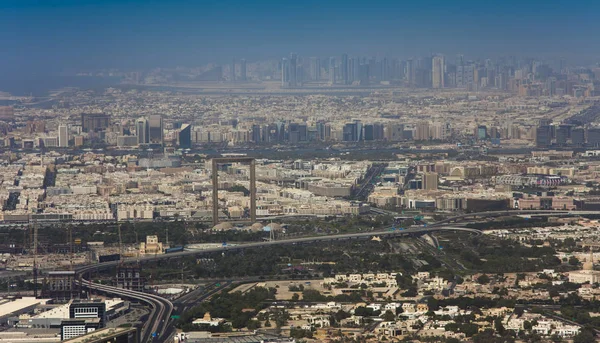 Paisaje Urbano Dubai Vista Aérea Eau — Foto de Stock