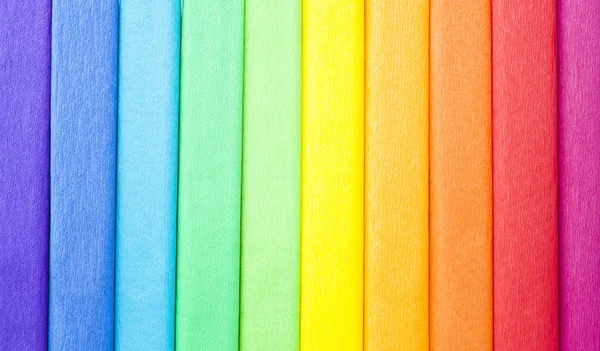 Crepe Color Paper Isolated White — Stock Photo, Image