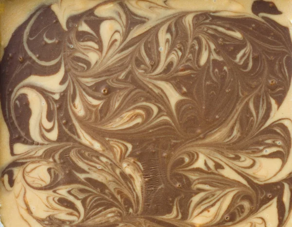 Choklad Grädde Textur Läcker Dessert — Stockfoto
