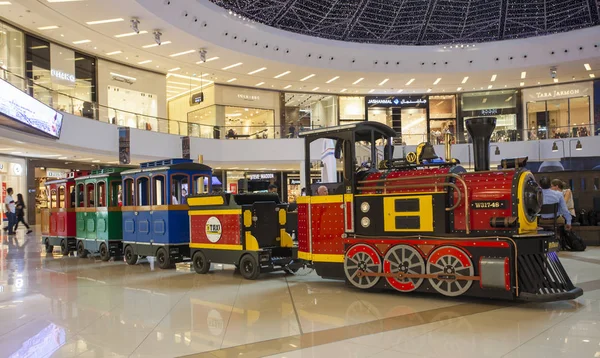 Dubai Uae September 2018 Toy Train Kids Dubai Marina Mall — Stock Photo, Image