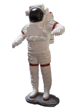 Astronot ya da kozmonot süiti beyazda izole edildi