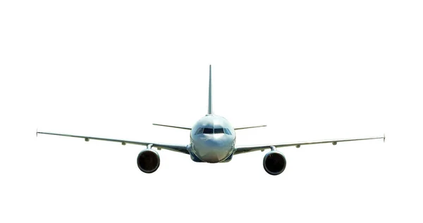 Avião comercial pronto para decolar no aeroporto . — Fotografia de Stock