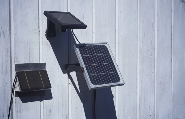 Solar Panels Home Wall — Stock Photo, Image