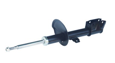 Beyaz arka planda yalıtılmış araba için amortisör