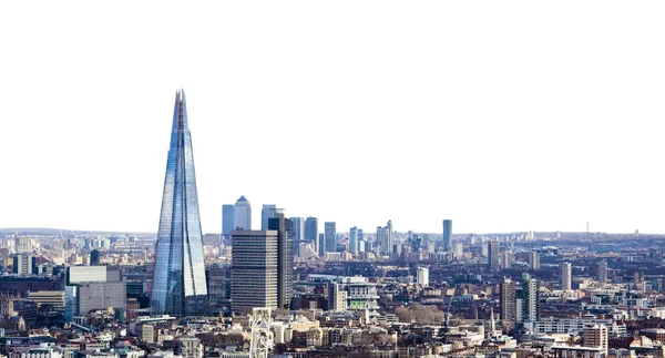 ロンドン市街のスカイラインの美しい日で — ストック写真