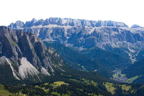 Prachtige Alpenlandschap Seceda Odle Berg Italië Dolomieten — Stockfoto