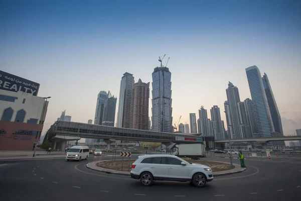 Dubai Eau Septiembre 2018 Calle Dubai Emiratos Árabes Unidos — Foto de Stock