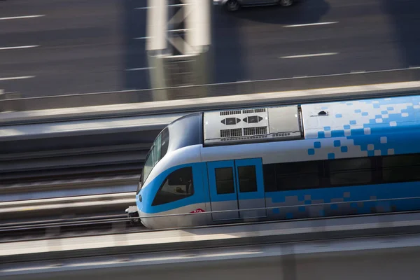 Dubai Birleşik Arap Emirlikleri Eylül 2018 Modern Metro Ulaşım Dubai — Stok fotoğraf