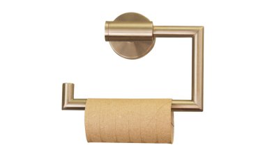 banyoda tuvalet kağıdı boş rulo. son kavram