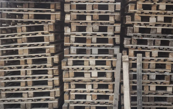 Paletas Madera Para Transporte Mercancías —  Fotos de Stock