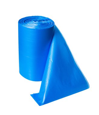 beyaz izole zemin çöp torbaları yakın çekim