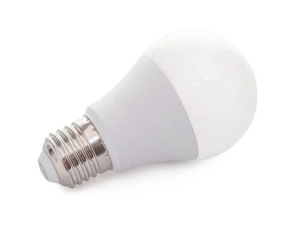 Light Bulb Closeup White Background Isolated — Stock Photo, Image