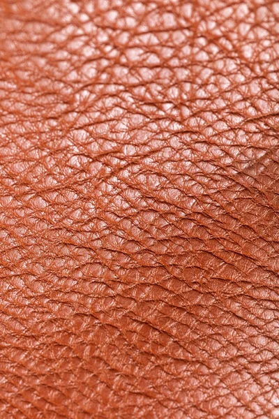 Abstract Background Brown Leather Texture Closeup — Stock Photo, Image