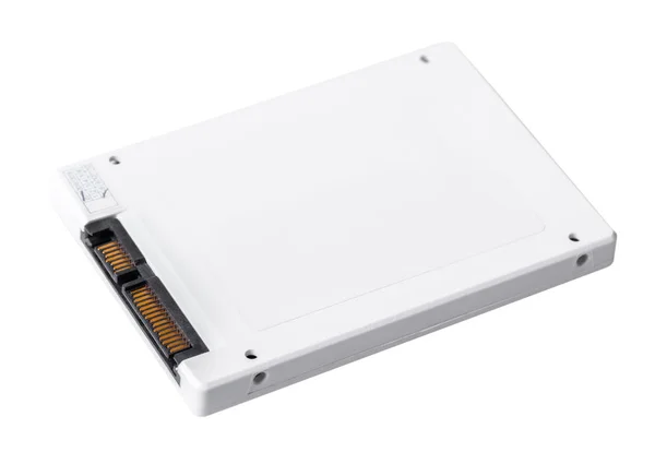 Beyaz Izole Edilmiş Arkaplanda Bilgisayar Sabit Diski — Stok fotoğraf