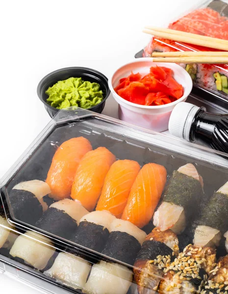 Sushi set in a package — Stock Photo, Image