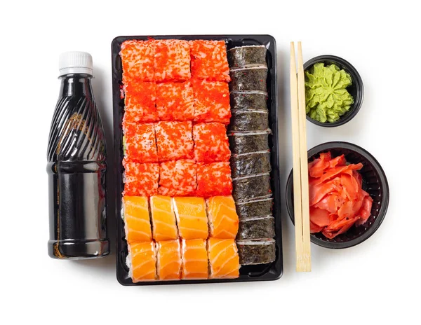 包装中的寿司 — 图库照片