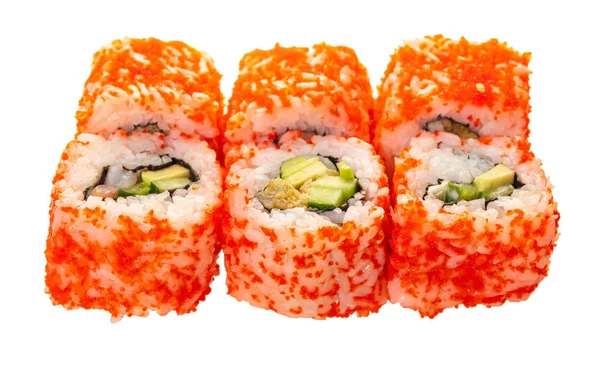 Conjunto de rolos de sushi — Fotografia de Stock