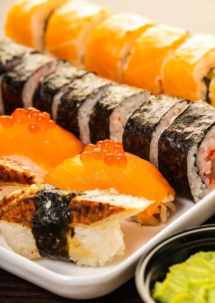 寿司セット クローズ アップ アジア料理 — ストック写真