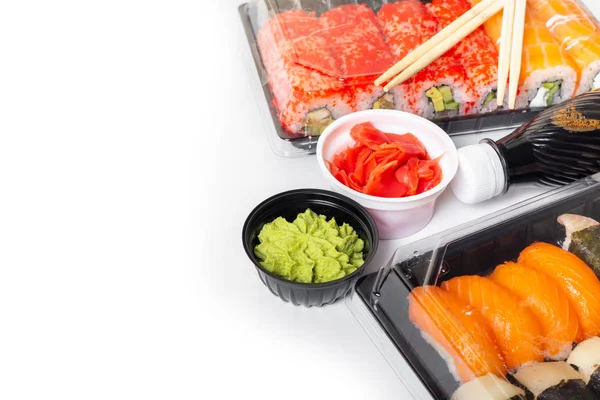 sushi set in a package