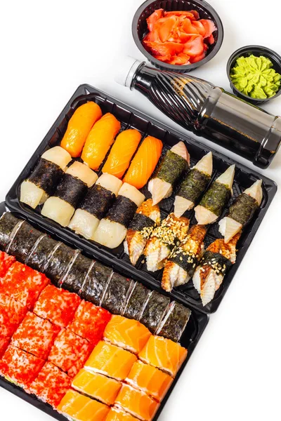 sushi set in a package