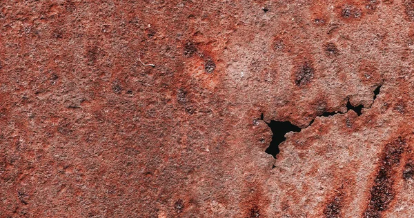 Textura de ferro enferrujado close-up — Fotografia de Stock