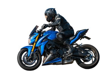 Sporcu motosikletçi 